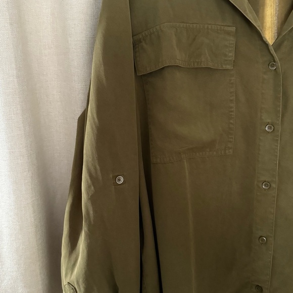 Babaton by Aritzia Fez Utility Shirt – Olive Green – XL - Picture 7 of 9